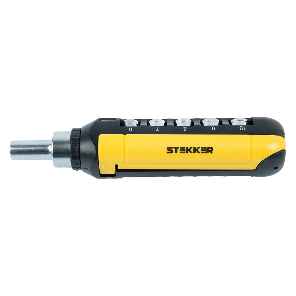 Изображение товара Отвертка реверсивная STEKKER STLS003 с битами 15 предметов