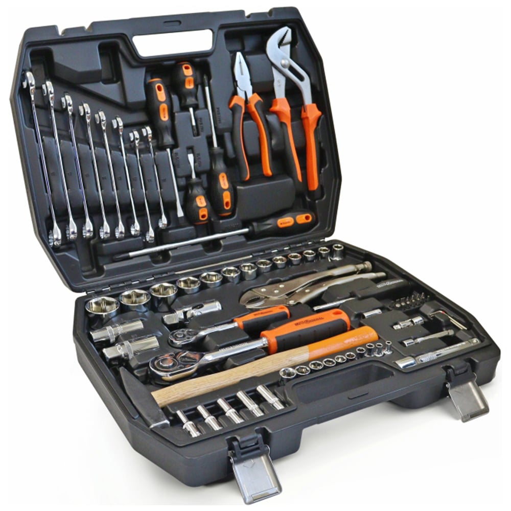 Изображение товара Набор ручных инструментов MegArsenal 72 предмета с кейсом качество металл