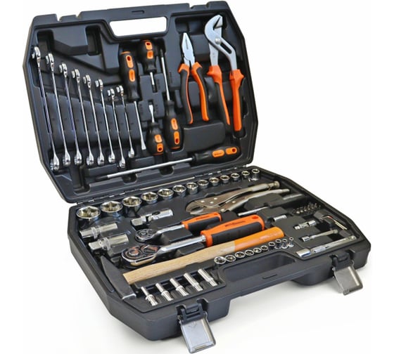 Изображение товара Набор ручного инструмента MegArsenal 72 предмета 1/4 и 1/2 дюйм МА-36-1 (3)