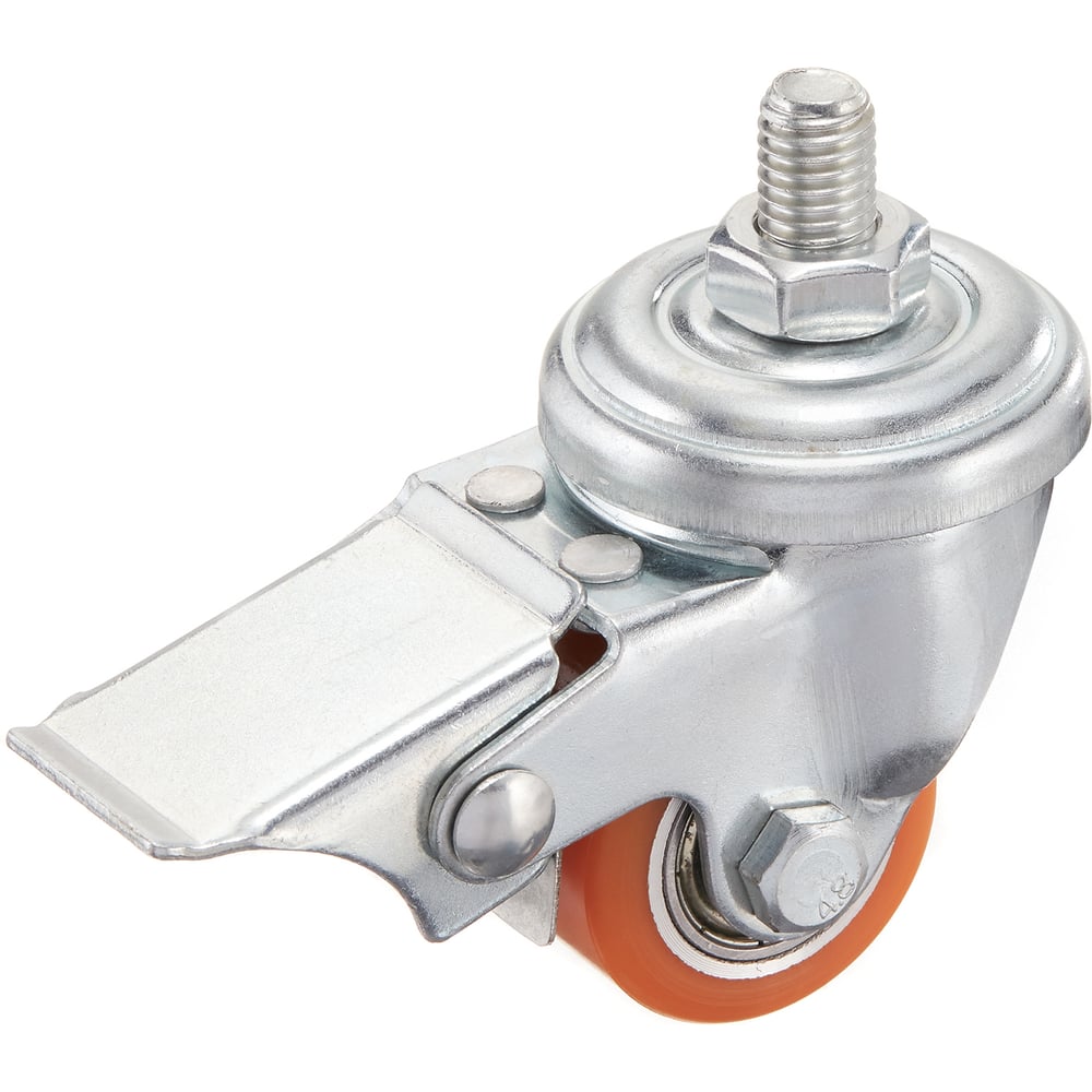 Изображение товара Поворотное колесо с тормозом 35мм для аппаратных применений надежное и долговечное