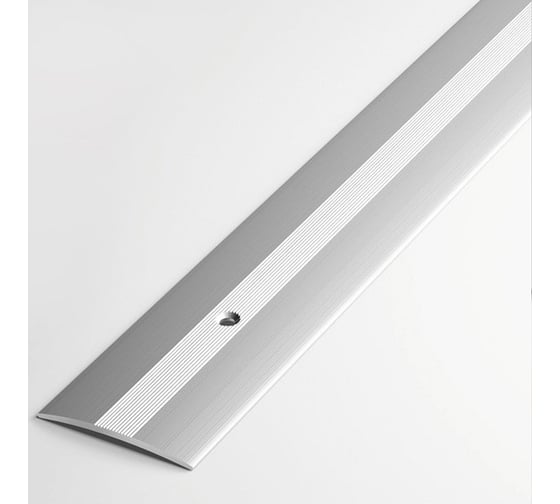 Изображение товара Алюминиевый порог ООО Элитпроф ПО-25 серебро/мат 2,7 м. (Стык 2700х25 анод. серебро) ПО-25/2700