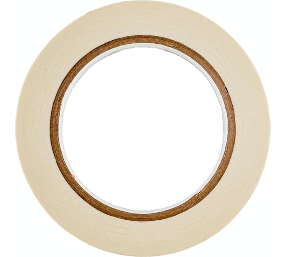 Изображение товара Малярная крепированная клейкая лента ООО Комус 19 мм х 50 м 767969