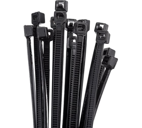 Изображение товара Нейлоновая стяжка ExeGate неоткрыв., 200 мм, CV-200B, Black, упак. 100 шт. 253852