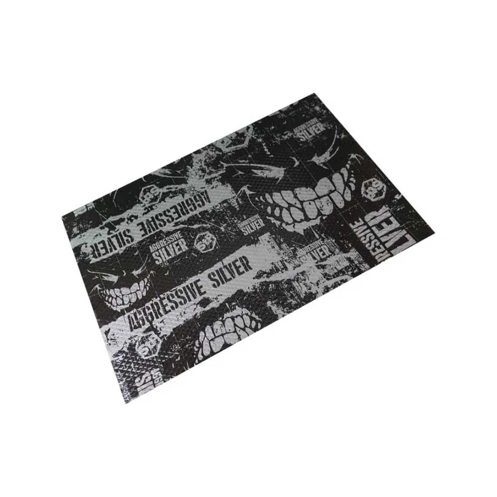 Изображение товара Вибродемпфирующий материал STP Aggressive Silver MINI 12 штук для шумоизоляции автомобиля