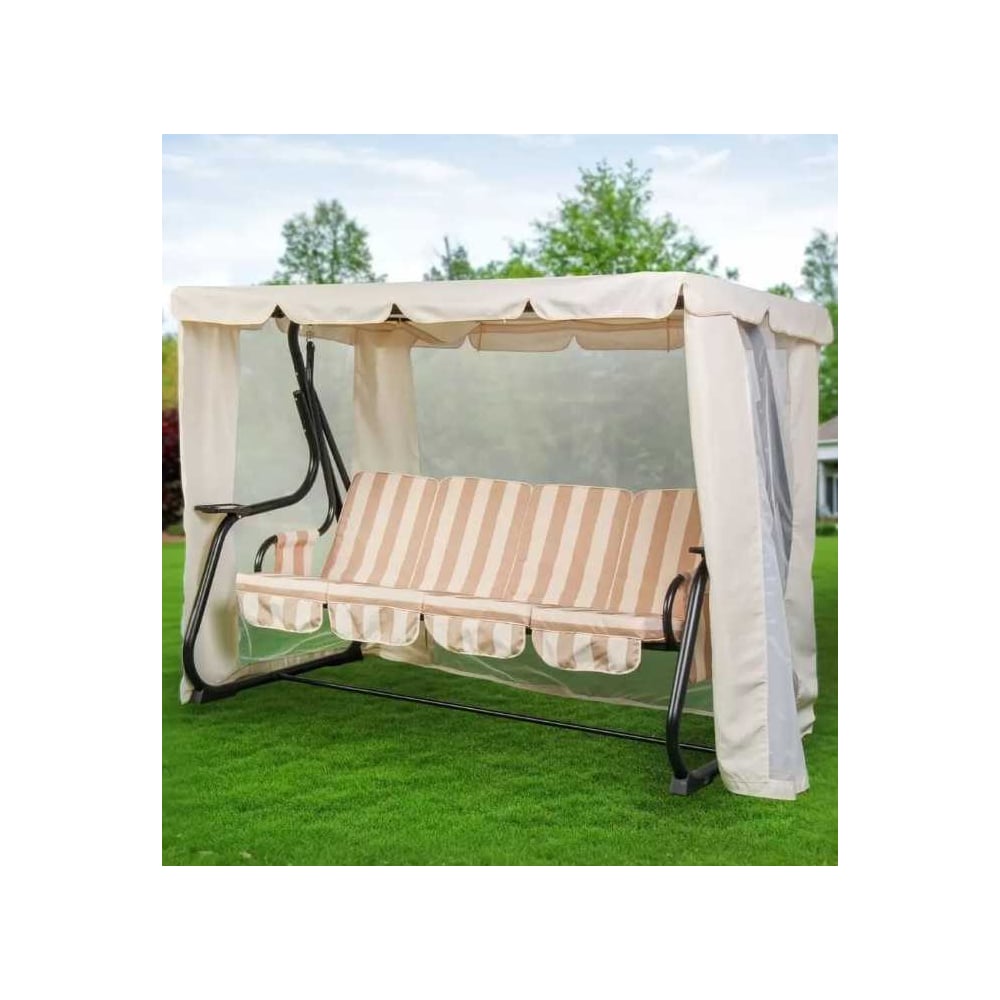 Изображение товара Садовые качели Green Days 4-местные YTSW278 бежевые