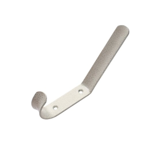 Изображение товара Крючок-вешалка Домарт 2-х рожковый, белый антик 170539