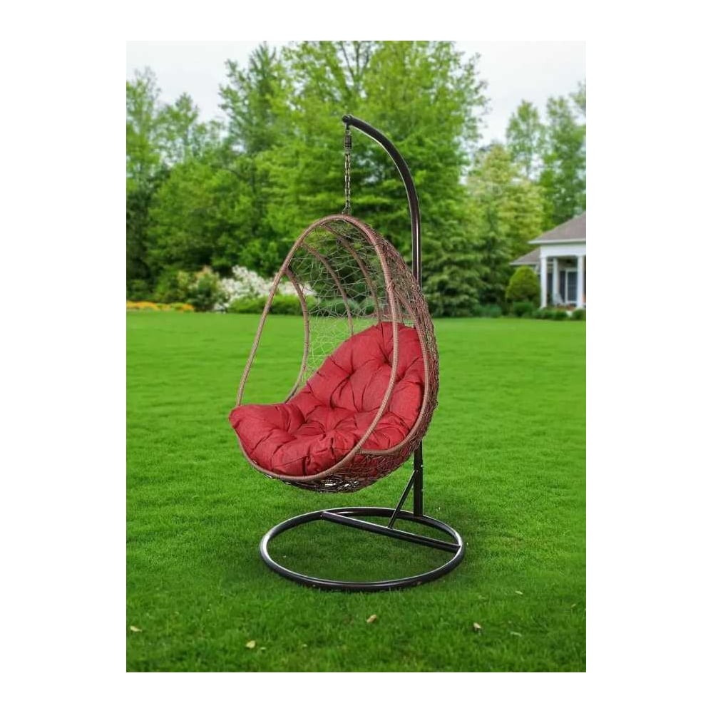 Изображение товара Подвесное кресло Green Days Кокон 1-местное с металлической стойкой