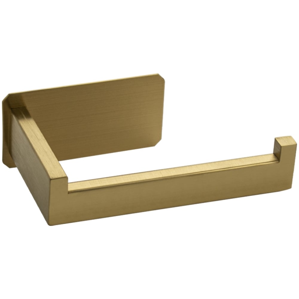 Изображение товара Держатель туалетной бумаги из нержавеющей стали с самоклеящейся основой матовое золото