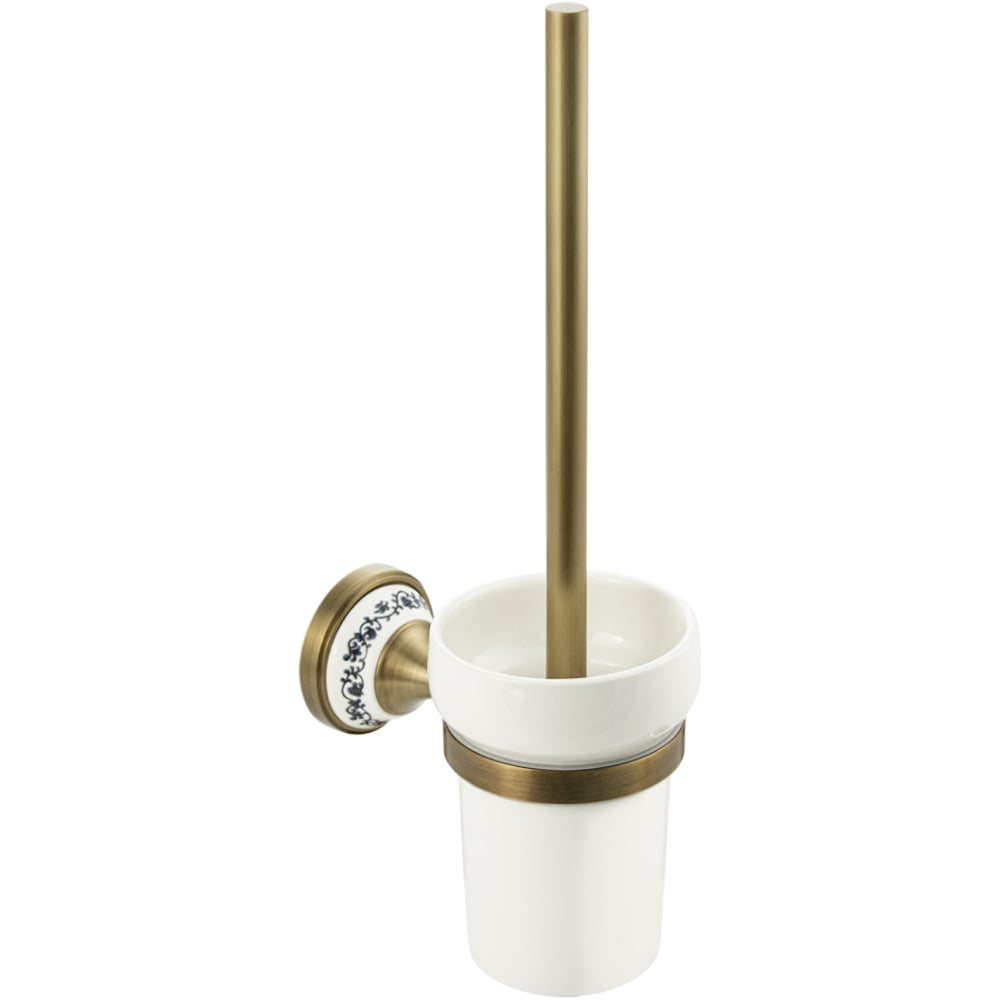 Изображение товара Ёрш для унитаза BRIMIX с керамической колбой цвет бронза