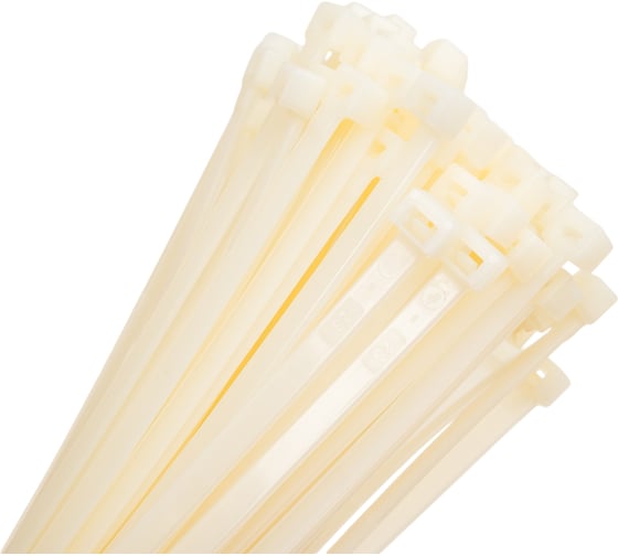 Изображение товара Стяжки натурального цвета SapiSelco 7.5x500 мм, полиамид 6.6, уп. 100 шт. SEL.2.436R