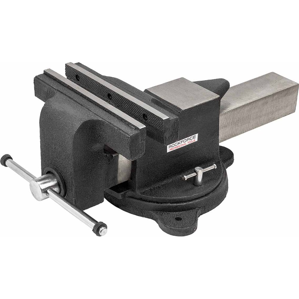 Изображение товара Стальные поворотные слесарные тиски Rockforce RF-6540210A 250 мм
