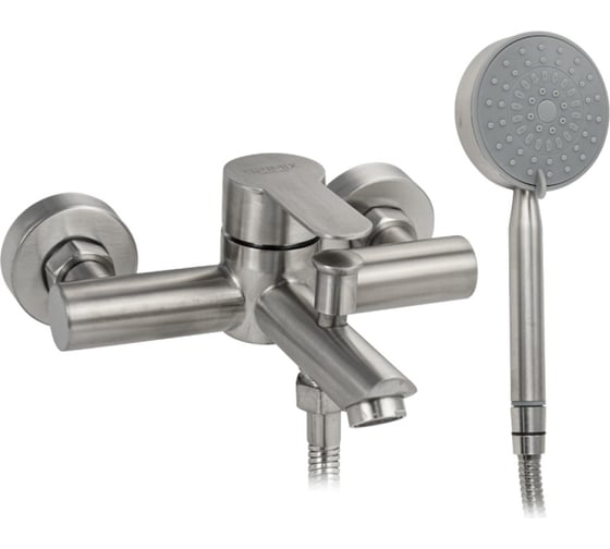 Изображение товара Смеситель в ванную BRIMIX короткий излив, из нержавеющей стали марка 304, цвет сатин 9394