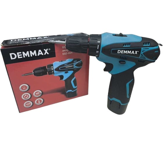 Изображение товара Аккумуляторный шуруповерт-дрель DEMMAX ESD-004 15428