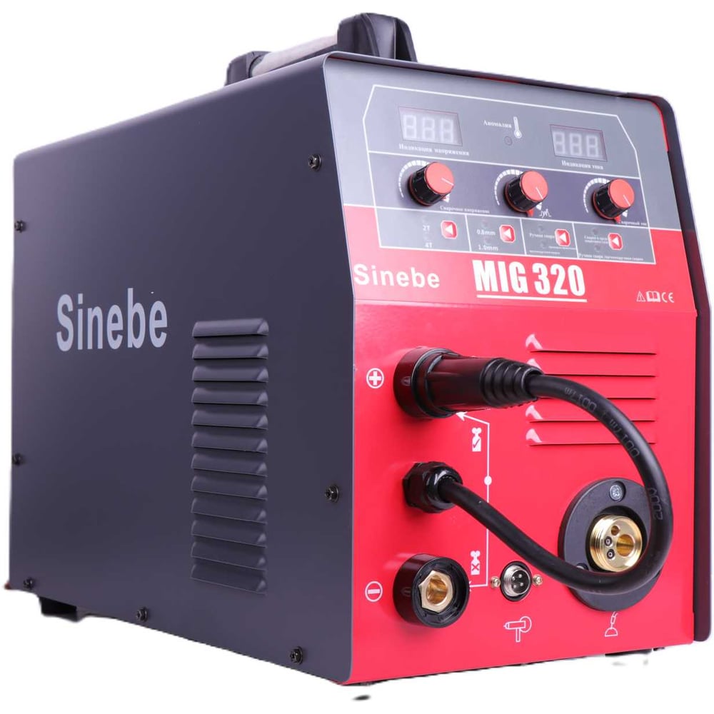 Изображение товара Инверторный сварочный полуавтомат SINEBE MIG-320 для профессиональной и бытовой сварки