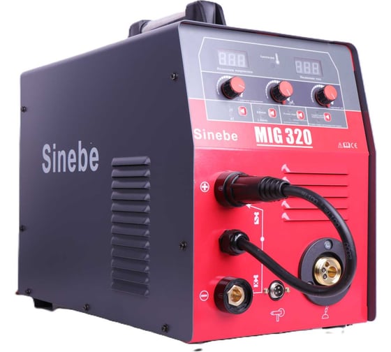 Изображение товара Инверторный сварочный полуавтомат SINEBE MIG-320