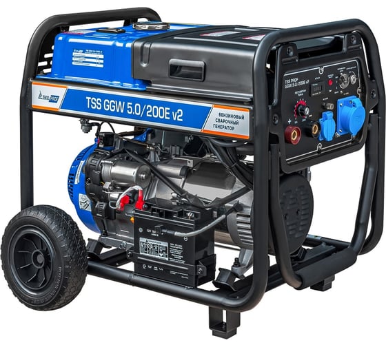 Изображение товара Бензиновый сварочный генератор ТСС PROF GGW 5.0/200E v2 045624