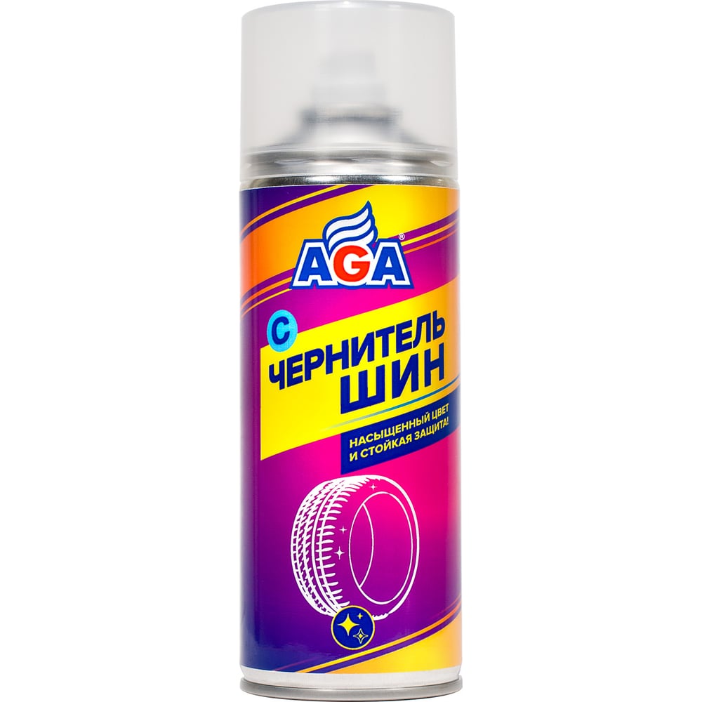 Изображение товара Чернитель шин AGA C5 AGA455C на углеводородной основе 520 мл