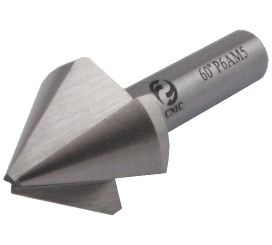 Изображение товара Зенковка (8x8x50 мм; конус 60 градусов; d хв=6 мм; Р6АМ5; ц/х; Z=3) CNIC 44447