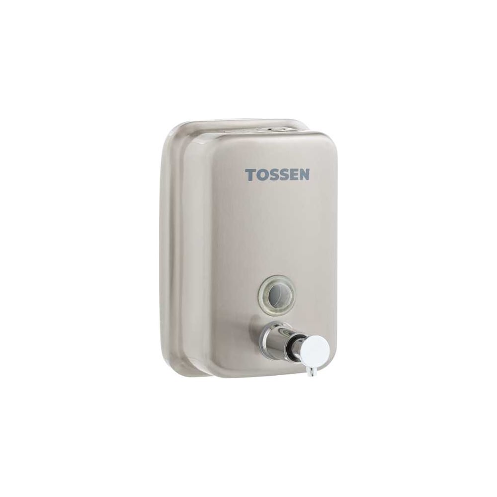 Изображение товара Дозатор TOSSEN MN 500 M - механический настенный дозатор из нержавеющей стали
