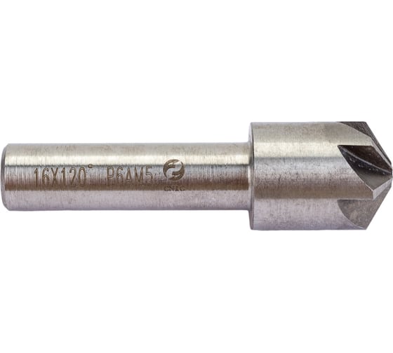 Изображение товара Зенковка (16x20x56 мм; конус 120 градусов; d хв=10 мм; Р6АМ5; ц/х; Z=6) CNIC 44922
