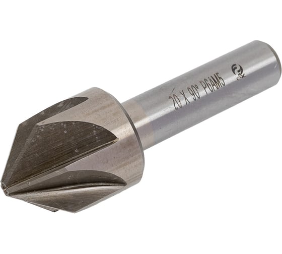 Изображение товара Зенковка (20x24x60 мм; конус 90 градусов; d хв=10 мм; Р6АМ5; ц/х; Z=6) CNIC 44924