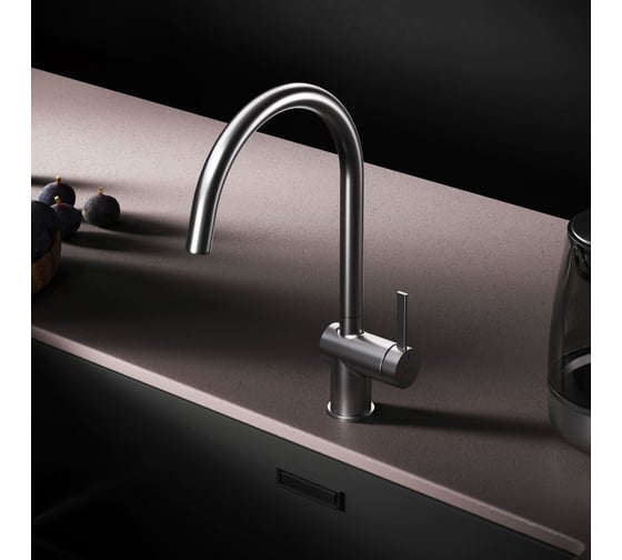 Изображение товара Смеситель для кухни AM.PM Func с С-изливом, сатин F8F07011