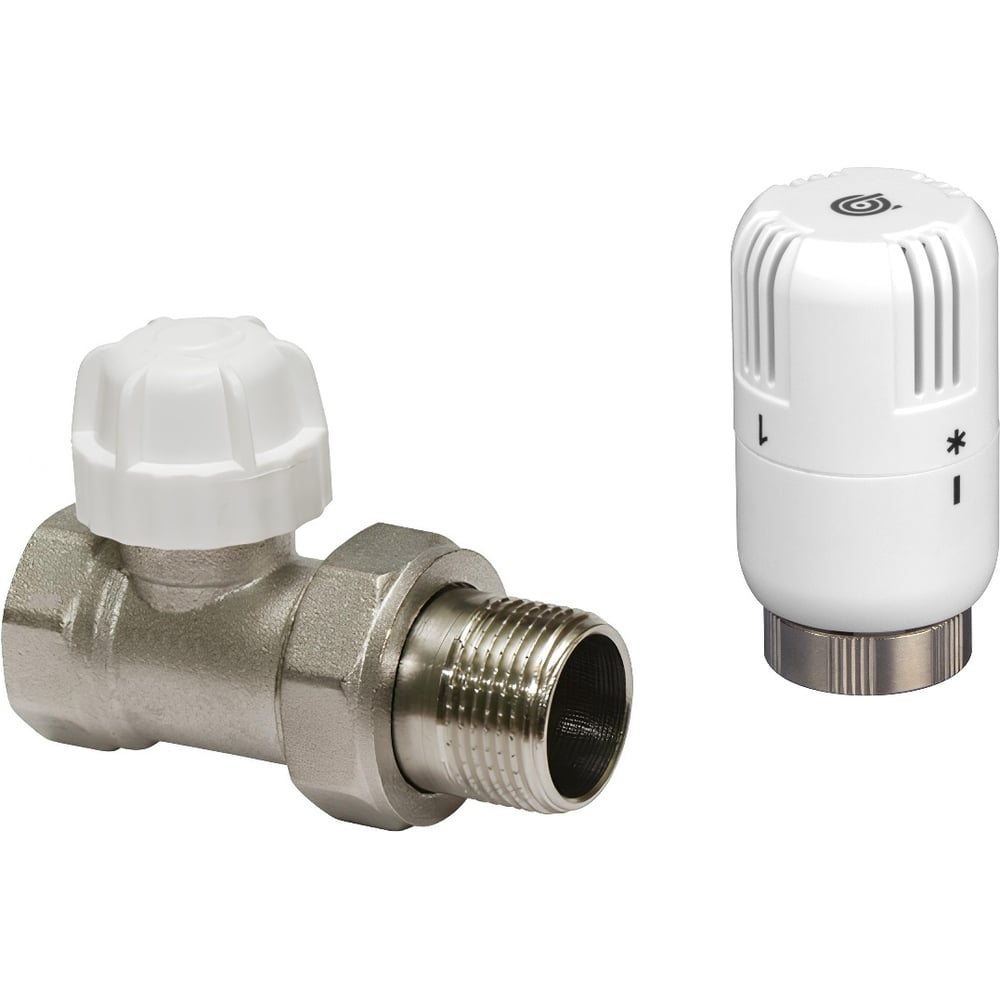 Изображение товара Комплект прямой с термоголовкой TEBO М30х1,5  ВН/НАР 1/2 (1/18)