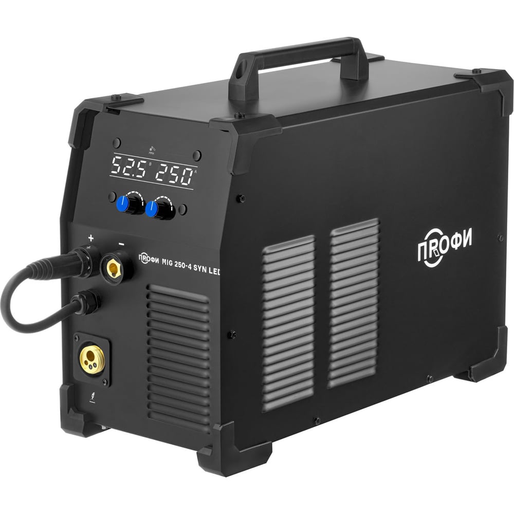 Изображение товара Аппарат полуавтоматической сварки ПТК ПРОФИ MIG 250-4 SYN LED