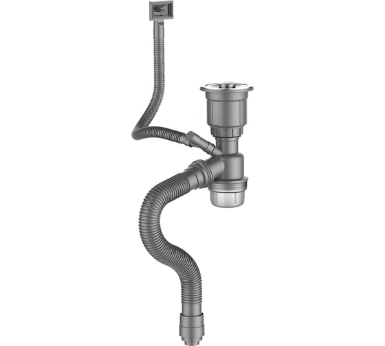 Изображение товара Сифон для мойки с переливом GERHANS K30601-1