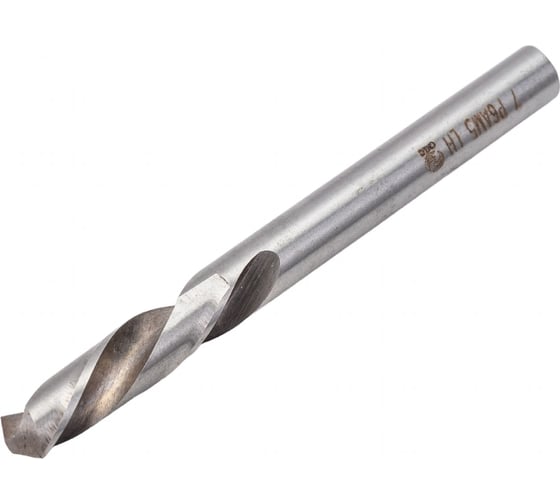 Изображение товара Сверло по металлу короткое левое с вышлифованным профилем (7.0x34x74 мм; ц/х; Р6АМ5) CNIC 59359