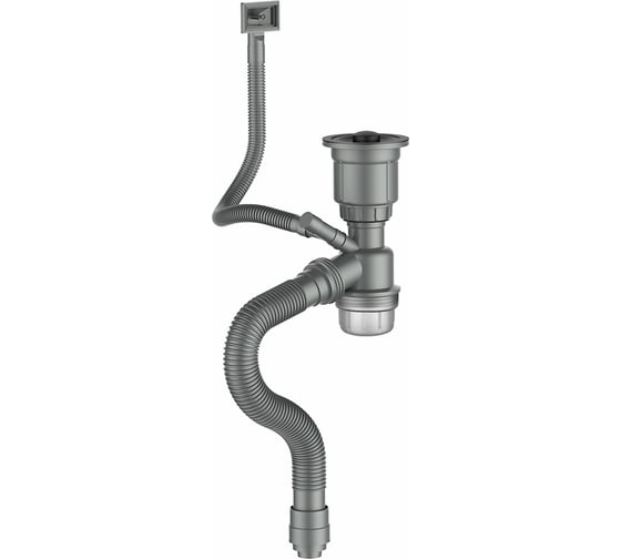 Изображение товара Сифон для мойки с переливом GERHANS K30601B-1