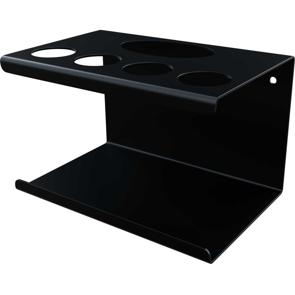 Изображение товара Настенная подставка для 4 зубных щеток и пасты Parallels Perfect черная