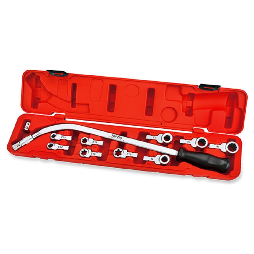 Изображение товара Набор гаечных ключей для натяжения ремня TOPTUL JGAI1102 профессиональный инструмент