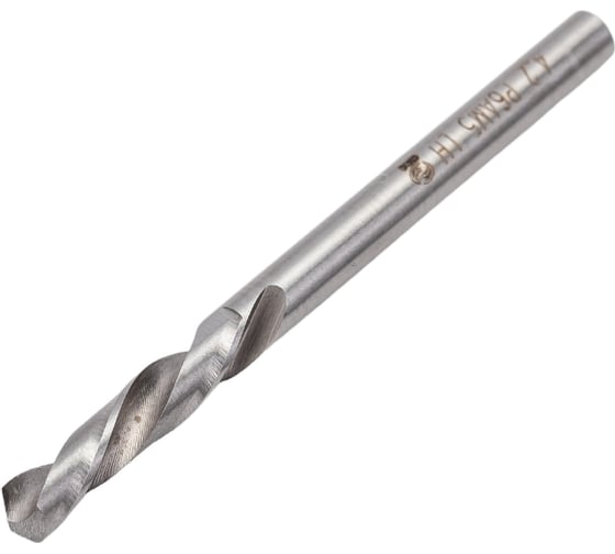 Изображение товара Сверло по металлу короткое левое с вышлифованным профилем (4.2x22x55 мм; ц/х; Р6АМ5) CNIC 59339