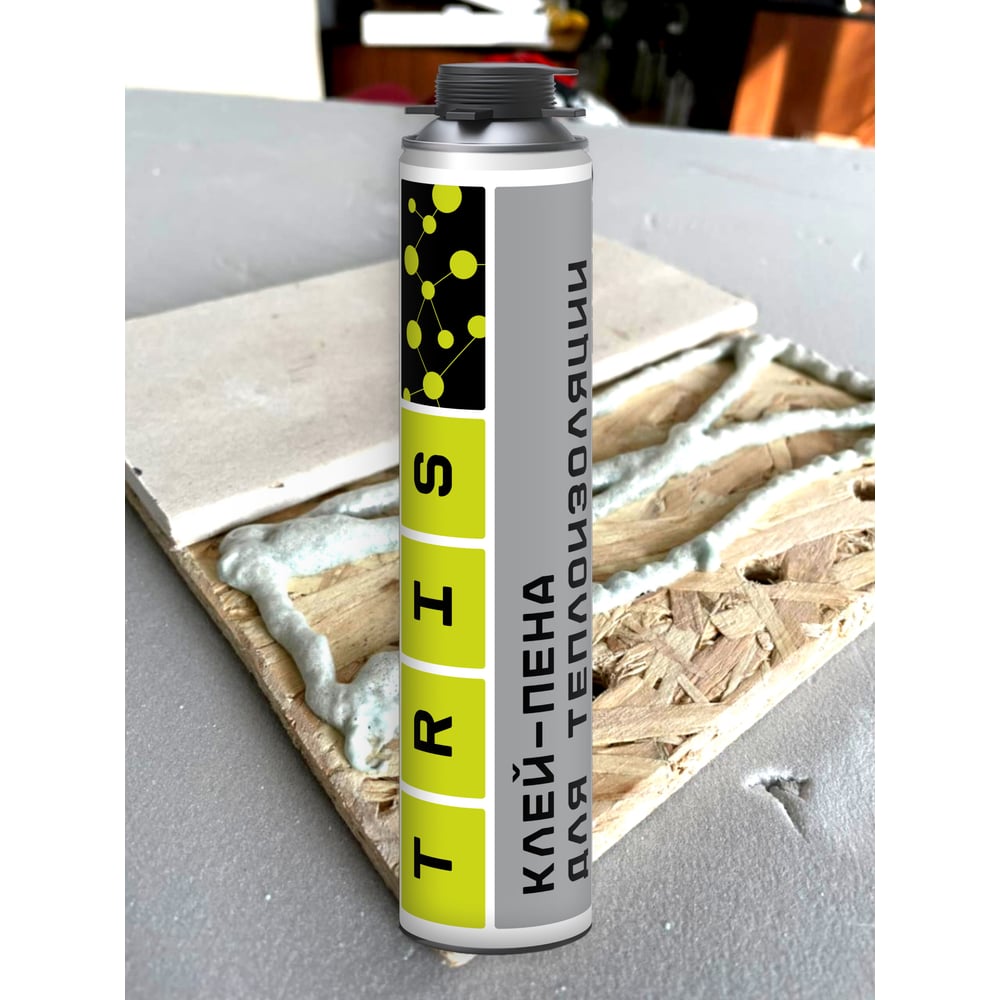 Изображение товара Клей-пена для теплоизоляции TriS ВИ КГ001 1л для пенополистирола и пенопласта