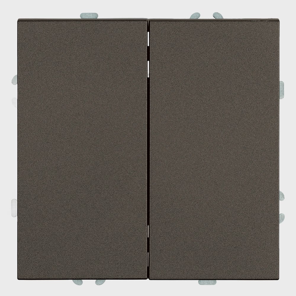 Изображение товара Механизм выключателя STEKKER 2-клавишный Эмили RSW10-5104-09 антрацит