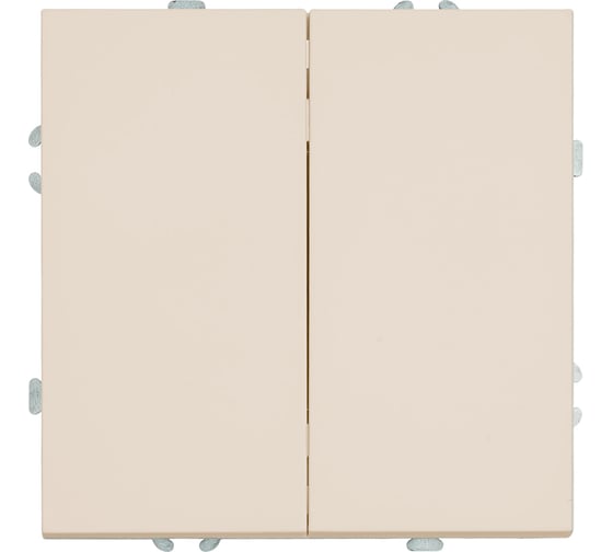 Изображение товара Механизм выключателя STEKKER 2-клавишный, 250В, 10А, серия Эмили, RSW10-5104-08, кашемир, soft touch, 49892