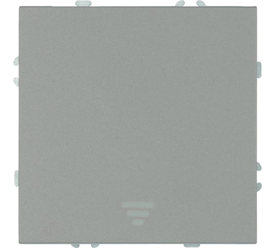 Изображение товара Механизм выключателя STEKKER 1-клавишный самовозвратный, 250В, 10А, серия Эмили, RSW10-5112-10, платиново-серый, soft touch, 50328