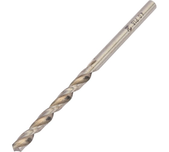 Изображение товара Сверло по металлу с вышлифованным профилем (4.0 мм; ц/х; Р18) CNIC 31401