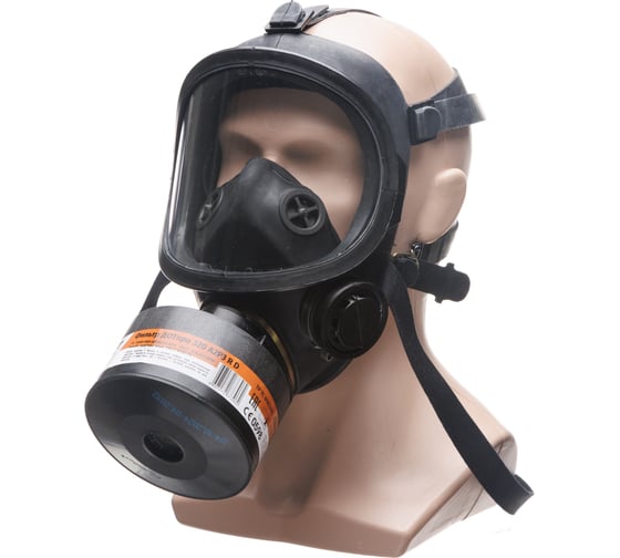 Изображение товара Противогаз фильтрующий ДОТпро 320 А2Р3 R D с маской ППМ-88 рост 2 размер Б 102-133-0049