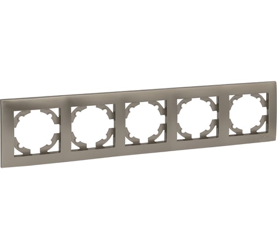 Изображение товара Рамка EKF Валенсия 5-местная кашемир EWM-G-305-40