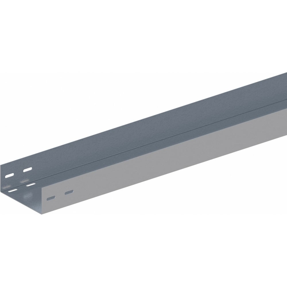 Изображение товара Неперфорированный монтажный лоток СОЭМИ 200х100 мм стальной цинкованный