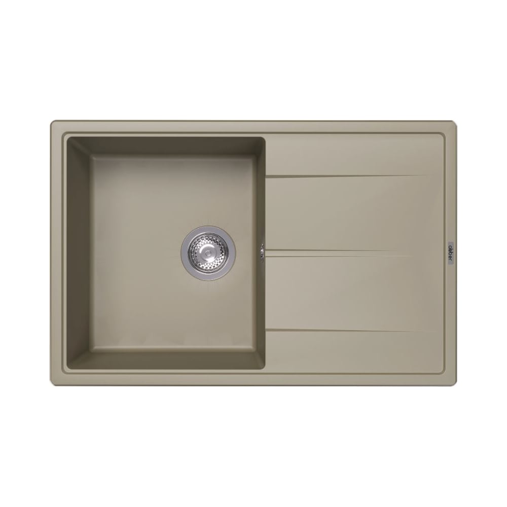 Изображение товара Кухонная мойка ABBER AQ2904S кварцевый композит песочный врезная