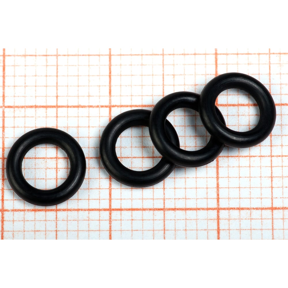 Изображение товара Кольцо уплотнительное УРТ 005-007-14 (50 шт) герметичные резиновые уплотнители