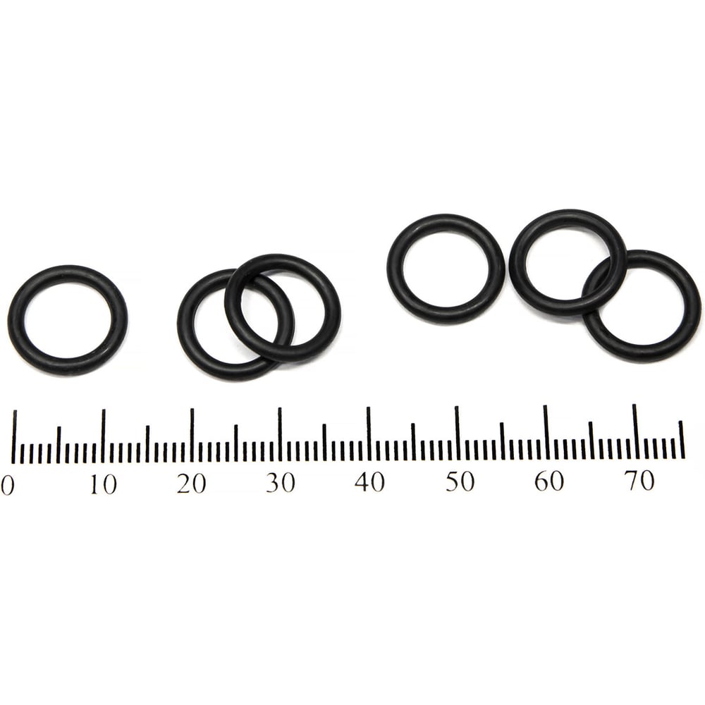 Изображение товара Кольцо уплотнительное УРТ 010-013-19 (50 шт) резина диаметр 9.8 мм