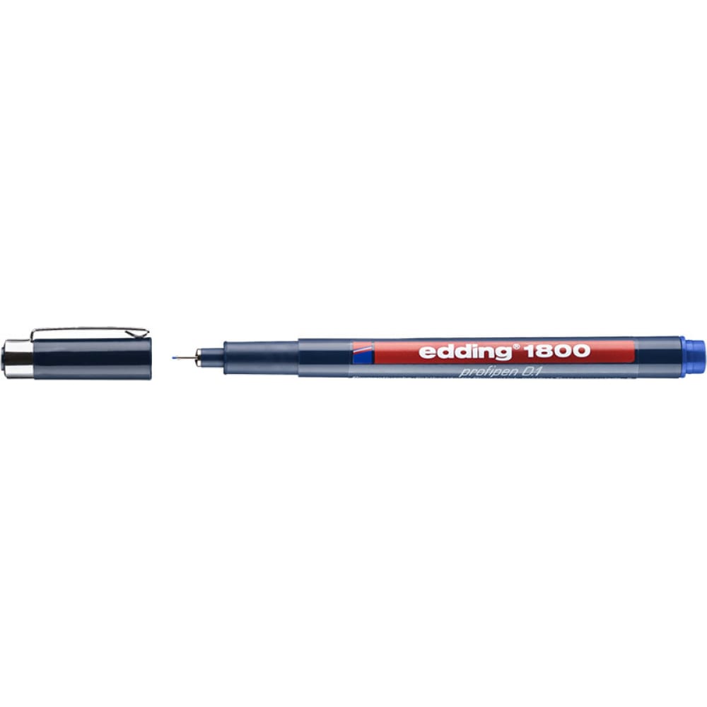 Капиллярная ручка-фломастер для черчения EDDING ручка капиллярная линер brauberg aero синяя комплект 12 штук трехгранная 880465