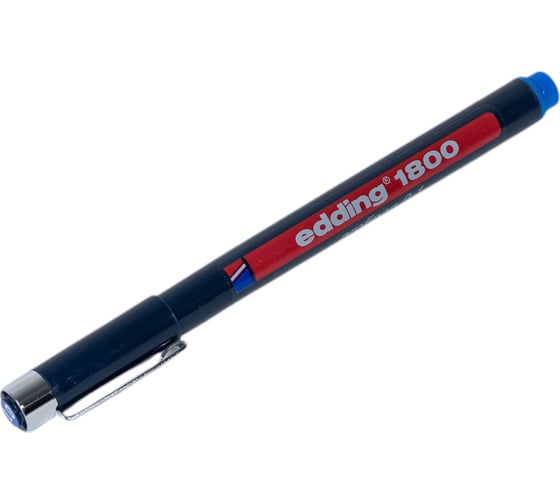 Изображение товара Капиллярная ручка-фломастер для черчения Edding круглый наконечник, 0.1 мм, синий E-1800-0.1#3
