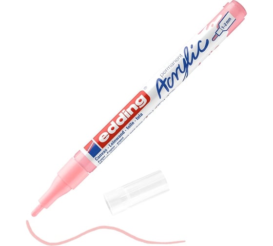 Изображение товара Акриловый маркер Edding, тонкий, круглый наконечник, 1-2 мм, стильный лиловый E-5300#935