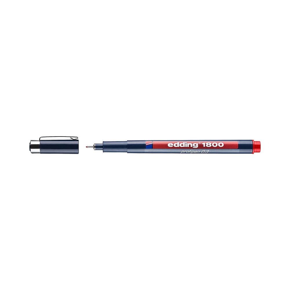 Капиллярная ручка-фломастер для черчения EDDING ручка капиллярная 0 8 мм centropen 4611 линия 0 3мм синий невысыхаемая длина письма 1500 м