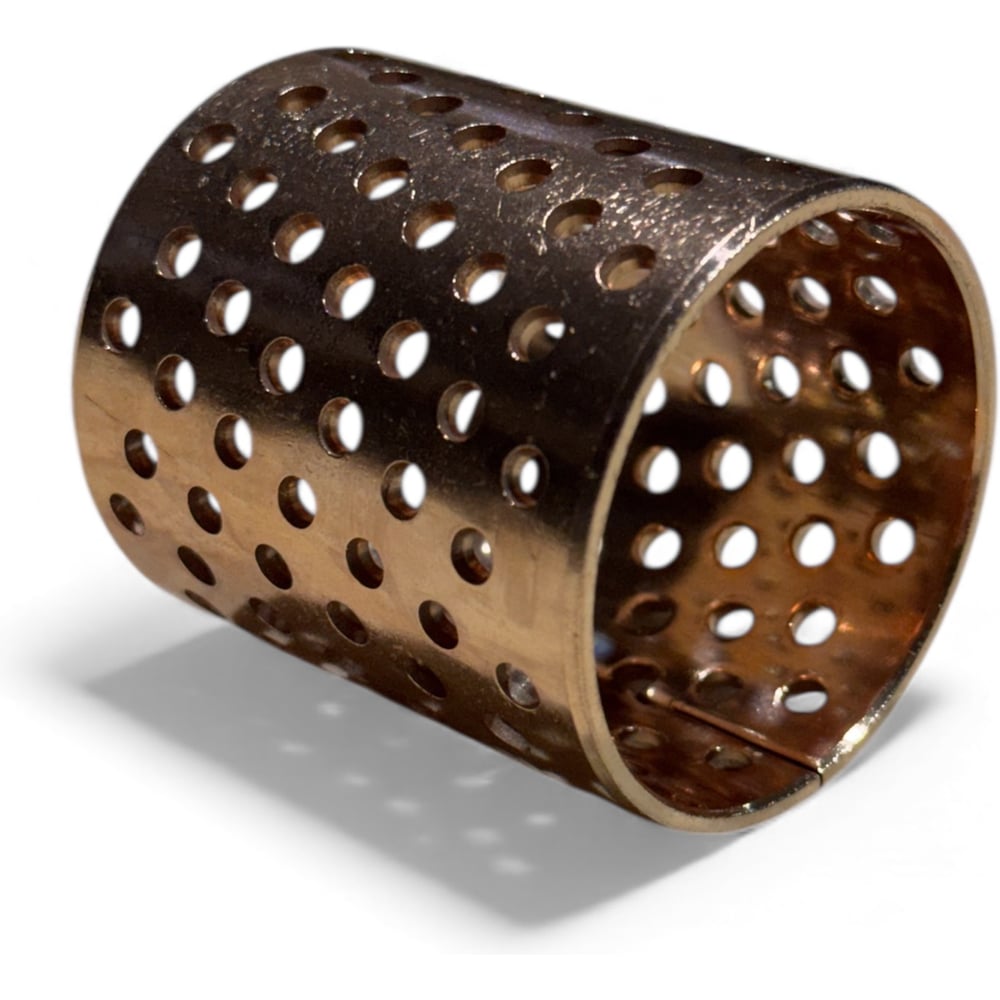 Изображение товара Бронзовая втулка ВЗК FB0925060 50х55х60 с перфорацией для подшипника скольжения